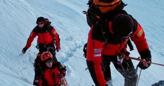 Il Soccorso alpino all'opera (foto d'archivio)