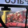 Un momento del salvataggio in un'immagine pubblicata a corredo del post su Facebook da Ismaele Rognoni Un momento del salvataggio in un'immagine pubblicata a corredo del post su Facebook da Ismaele Rognoni