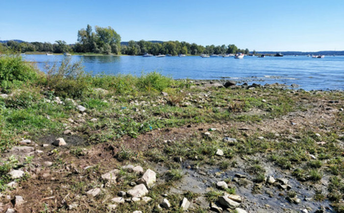 Il livello delle acque del Lago Maggiore è sempre più basso