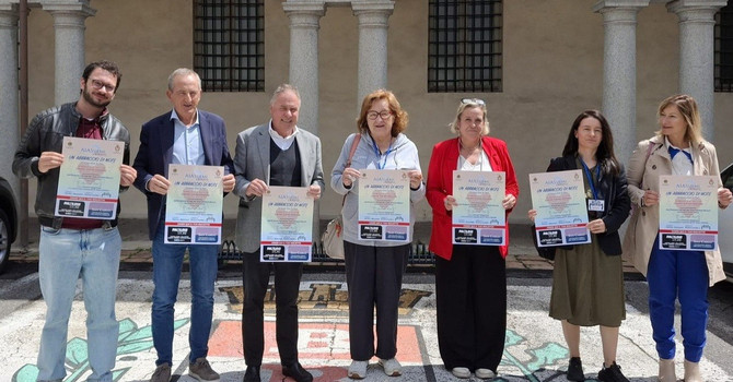 La presentazione della serata a Palazzo Gilardoni
