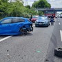 Incidente tra due auto sull'Autostrada dei Laghi nei pressi di Solbiate Arno in direzione Varese