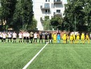 Le squadre schierate sul campo di San Crisostomo