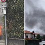 VIDEO. Auto in fiamme a Gorla Maggiore