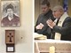 Il quadro e la teca. A lato monsignor Domenico Sorrentino e don David Maria Riboldi Il quadro e la teca. A lato monsignor Domenico Sorrentino e don David Maria Riboldi