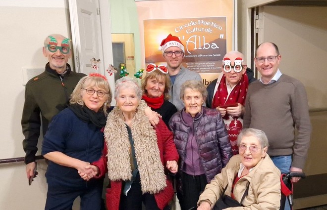 Fagnano, il 2026 inizia in allegria a Casa Serena con i volontari del Circolo Poetico Culturale L’Alba
