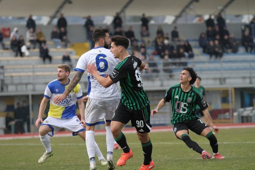 Antonio Guerrisi, autore del gol che la Castellanzese ritiene ingiustamente annullato - Foto Mauro Lucchi