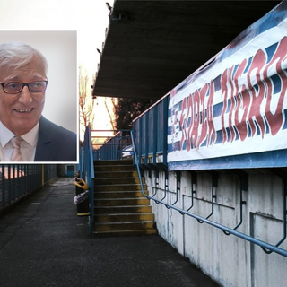 L’addio biancoblù all’avvocato Verga, il tifoso gentiluomo che amava la Pro Patria