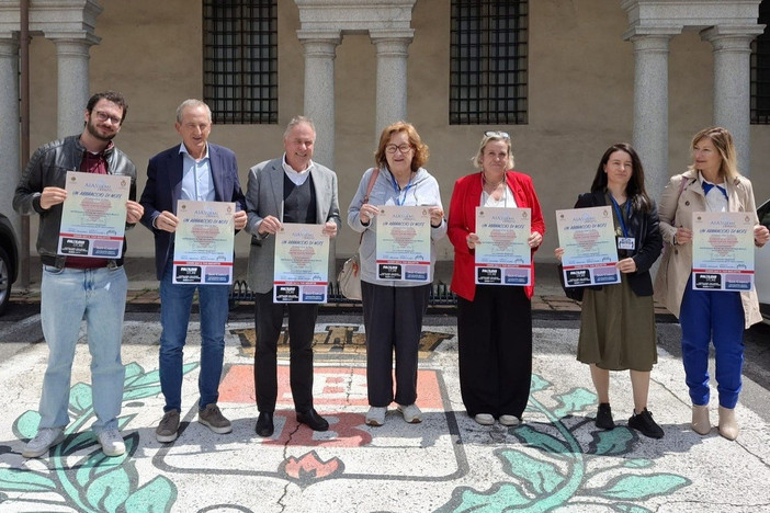 La presentazione della serata a Palazzo Gilardoni