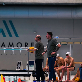 Il ds Cattino accanto al coach Crespi