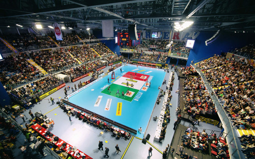 L'impianto di Biella che ospiterà la prima gara di campionato (foto volleybusto.com)