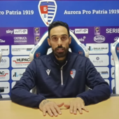 Pro Patria, Bolzoni pre-Cittadella: «Il punto di domenica ci ha dato morale: ora serve partire forte e con l’atteggiamento giusto»