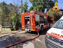 A fuoco un'abitazione a Bisuschio, leggermente ustionata una persona
