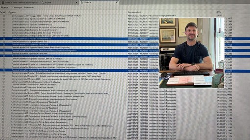 Alcune segnalazioni sui problemi riscontrati con il Siss - Sistema informativo sociosanitario. Nel riquadro il dottor Bisaccia