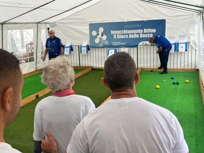 Le immagini della manifestazione sportiva alla Rsa di Bodio Lomnago