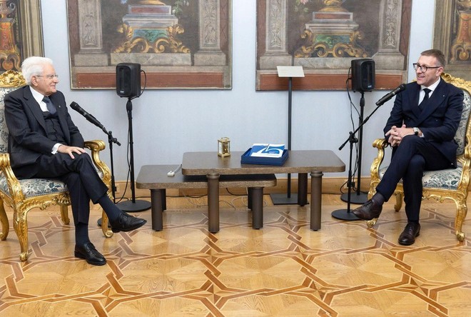 Buttieri al Quirinale col Presidente Mattarella