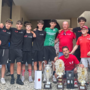 La Bustese Olonia e, in maglia verde, il neo campione regionale Matteo Turconi