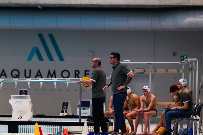 Il ds Cattino accanto al coach Crespi