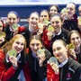 La gioia della Busto Nuoto (foto Giorgio Perottino / DBM)