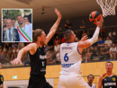 Benzoni in azione nella finale del Campionato del Mondo contro la Germania e, nel riquadro, nell'estate 2022 con il sindaco Emanuele Antonelli Benzoni in azione nella finale del Campionato del Mondo contro la Germania e, nel riquadro, nell'estate 2022 con il sindaco Emanuele Antonelli