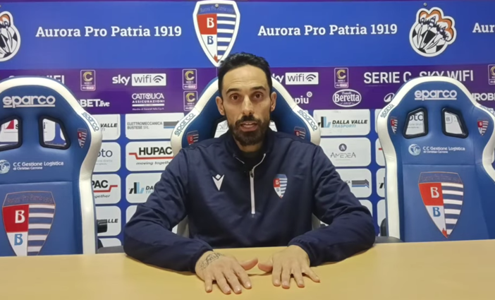 Pro Patria, Bolzoni pre-Cittadella: «Il punto di domenica ci ha dato morale: ora serve partire forte e con l’atteggiamento giusto»