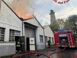 Le immagini dell'incendio in un capannone di Castronno Le immagini dell'incendio in un capannone di Castronno