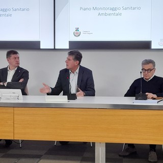 Da sinistra, il sindaco Zappamiglio, il consigliere Ferrè e il vicesindaco Renato Grazioli