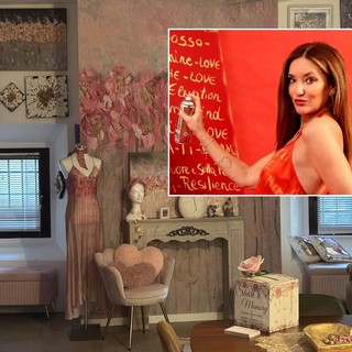 Casa Fridami, nel riquadro l'artista