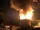 Incendio dell'imbarcazione a Caronno Pertusella Incendio dell'imbarcazione a Caronno Pertusella