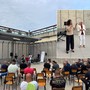 Nel riquadro, Manuela Maffioli, assessore alla Cultura, con la direttrice Maria Pitaniello
