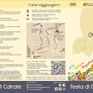 A Cairate una domenica di festa tra arte cultura e degustazioni