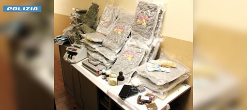 VIDEO. Scoperto dalla polizia un capannone &quot;serra&quot; di marijuana. Un arresto e due denunce per spaccio