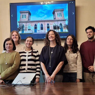 Parte dello staff del settore Cultura con Manuela Maffioli