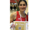 Angela Carini con il pass per Parigi ottenuto a Busto