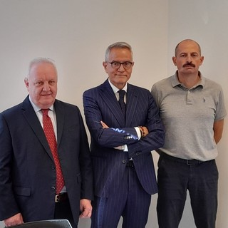 Da sinistra, Mauro Croci, Giorgio Ginelli, Paride Magnoni