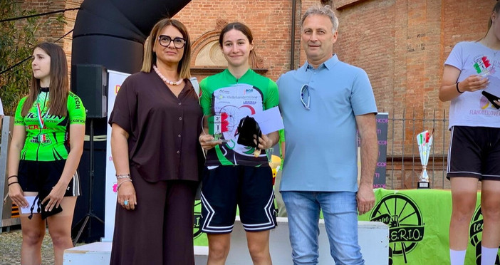 La premiazione di Elisa Sansottera Paiusco a Crema (foto Flaviano Ossola)