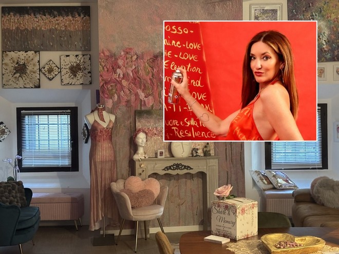 Casa Fridami, nel riquadro l'artista
