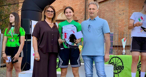 La premiazione di Elisa Sansottera Paiusco a Crema (foto Flaviano Ossola)