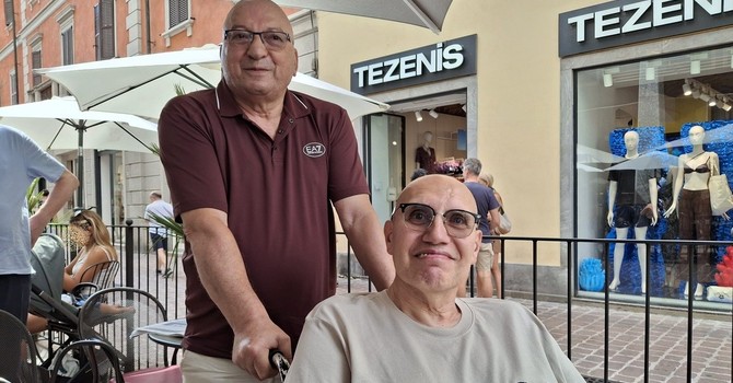 Carlo Stagni con Salvatore Liguori