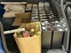 Il cibo sequestrato in dogana (foto tratta da Luinonotizie.it)