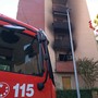 Il condominio di Cornaredo danneggiato dall'incendio