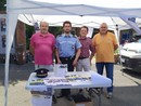 Il vice commissario Alessandro Morelli e alcuni dei coordinatori del Controllo del Vicinato