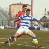 Christian Mora nella sua prima esperienza in biancoblù (foto profilo instagram @_chrimora97_ )