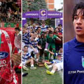 Leonardo Colombo (foto profilo instagram leonardo_colomboo), la Pro Patria Primavera (foto profilo instagram Serie C) e Kevin Zeroli (foto profilo instagram kevin.zeroli)