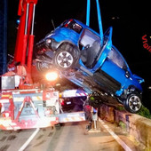 Le immagini del tragico incidente di stanotte in provincia di Como