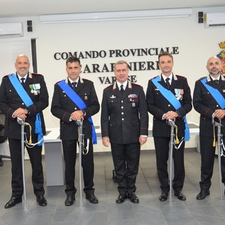 Avvicendamenti al Comando Provinciale dei carabinieri di  Varese: lasciano quattro ufficiali