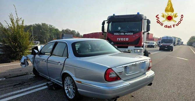 L'auto guidata dal 73enne coinvolta nell'incidente mortale di Cassano Magnago dove ha perso la vita Pierina Buffon