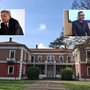 Villa Calcaterra, nei riquadri Franco Binaghi e Fabrizio Benzoni Villa Calcaterra, nei riquadri Franco Binaghi e Fabrizio Benzoni