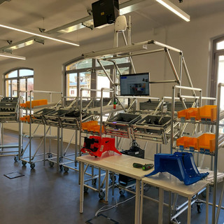 Una foto d'archivio di un laboratorio della Smartt Valley di Daverio