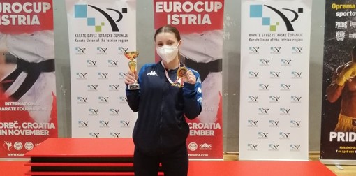 Roberta Dominici, oro all'Eurocup di Karate in Croazia