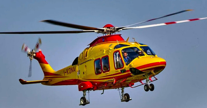 Pomeriggio di paura a Samarate: bimbo cade dalla finestra, portato in ospedale dall'elisoccorso